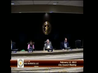 City Council - February 12, 2013