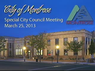 Special City Council Meeting - March 25
