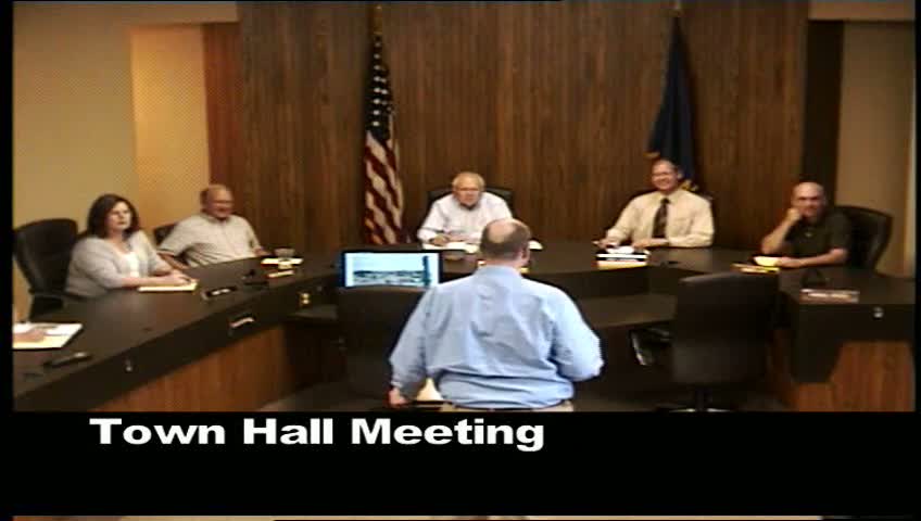 April 30, 2013 Town Hall Meeting