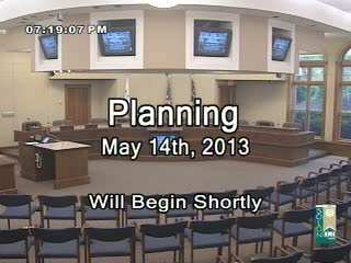 Planning May 14, 2013