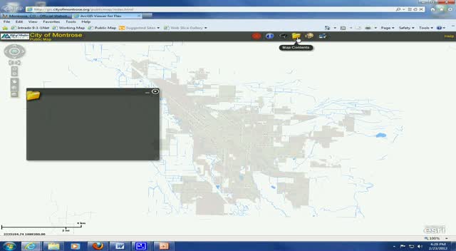 Map Contents Tool