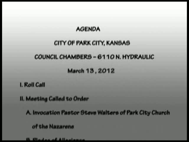 March 13, 2012 Council Meeting
