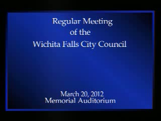 WF City Council Meeting 20Mar2012 pt1