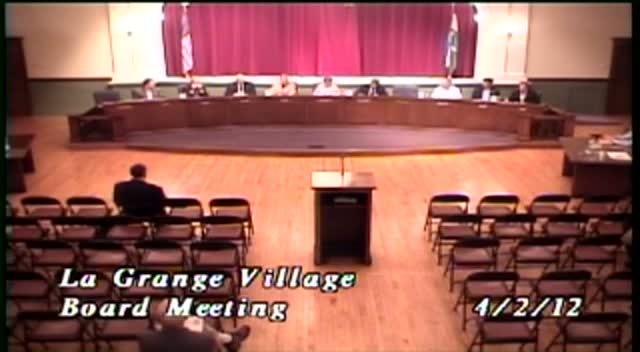 La Grange Village Board Meeting - 4/02/12