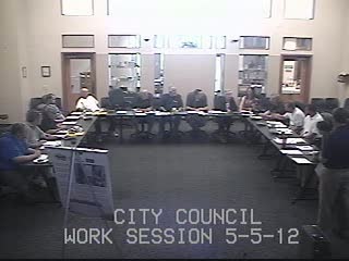 Joint City Council Park Board Worksession 5/5/2012