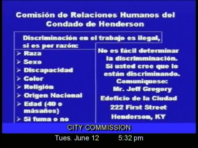 Board of Commissioners Meeting - June 12, 2012