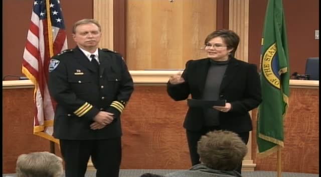 Chief Dodd's Swear-In Ceremony